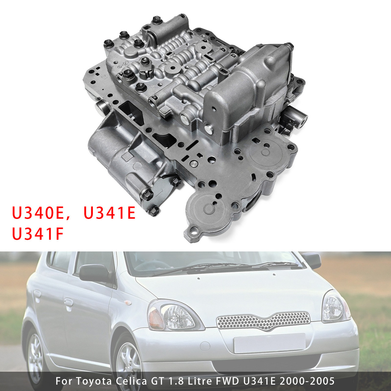 2003-On Toyota 1.8 Litre AWD U341F Valve Body with Solenoids Generic