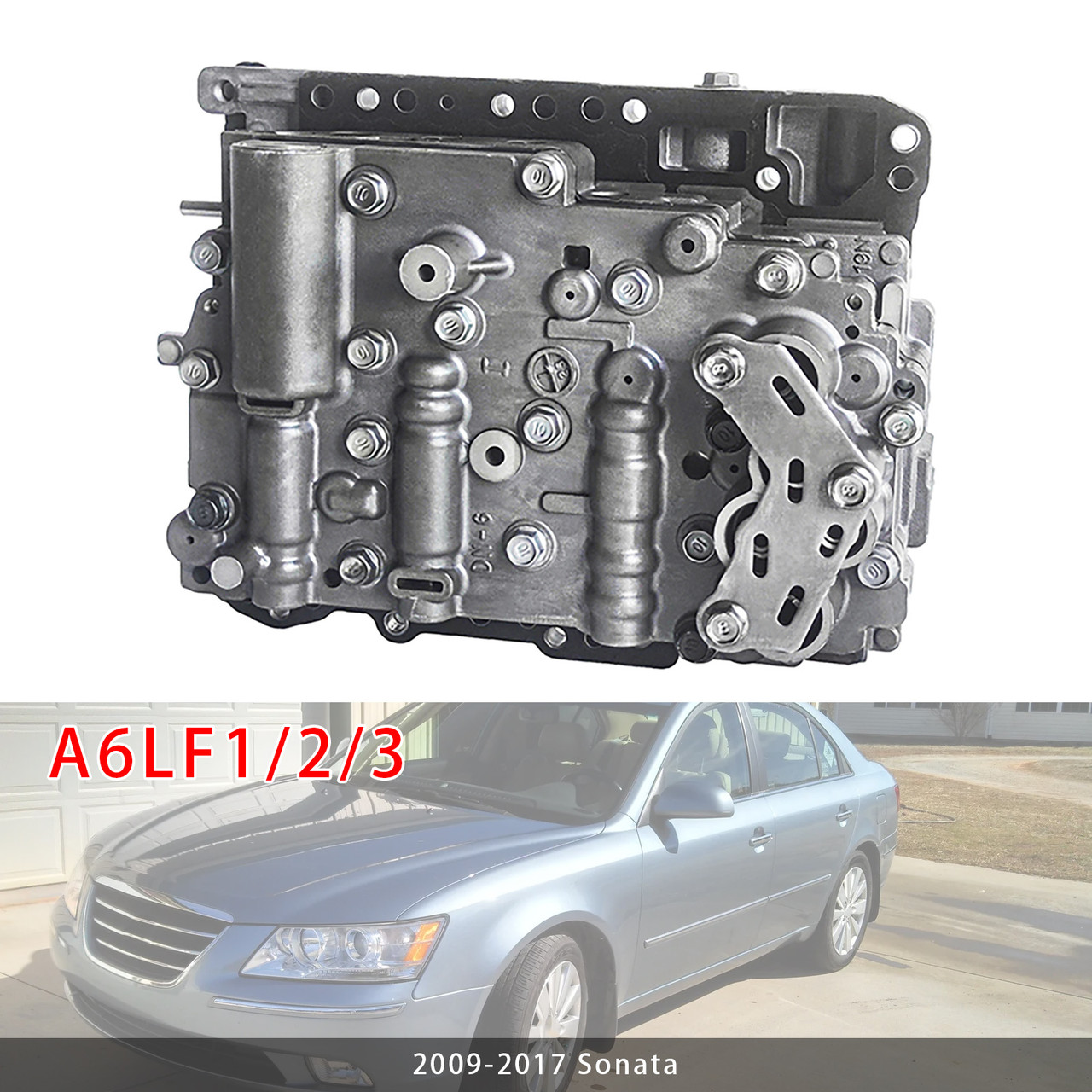 2009-2017 Hyundai Santa Fe Transmission Valve Body A6LF1/2/3 w/Solenoid Generic
