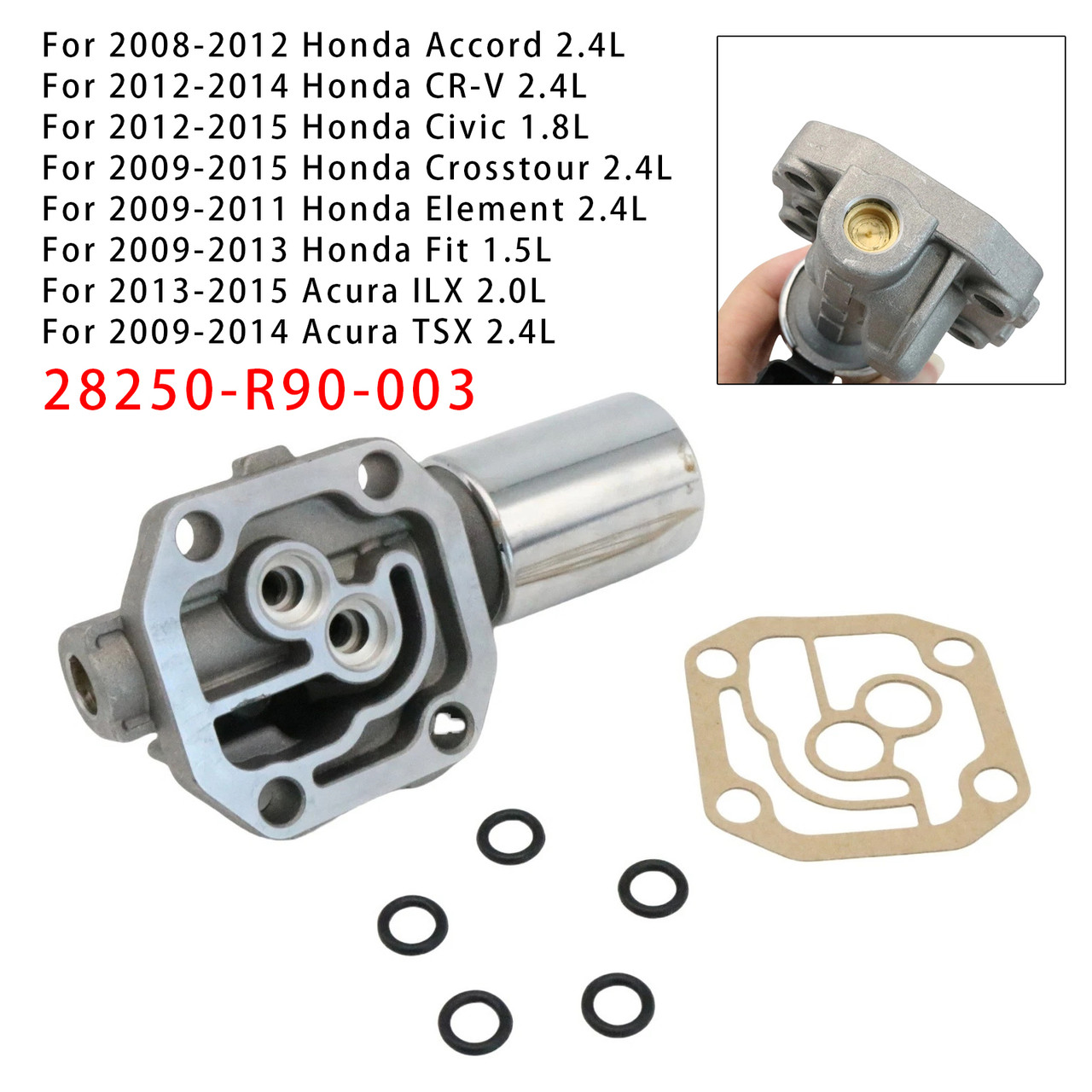 2008-2015 Honda Accord CR-V Civic Transmission Shift Solenoid 28250-R90-003 Generic