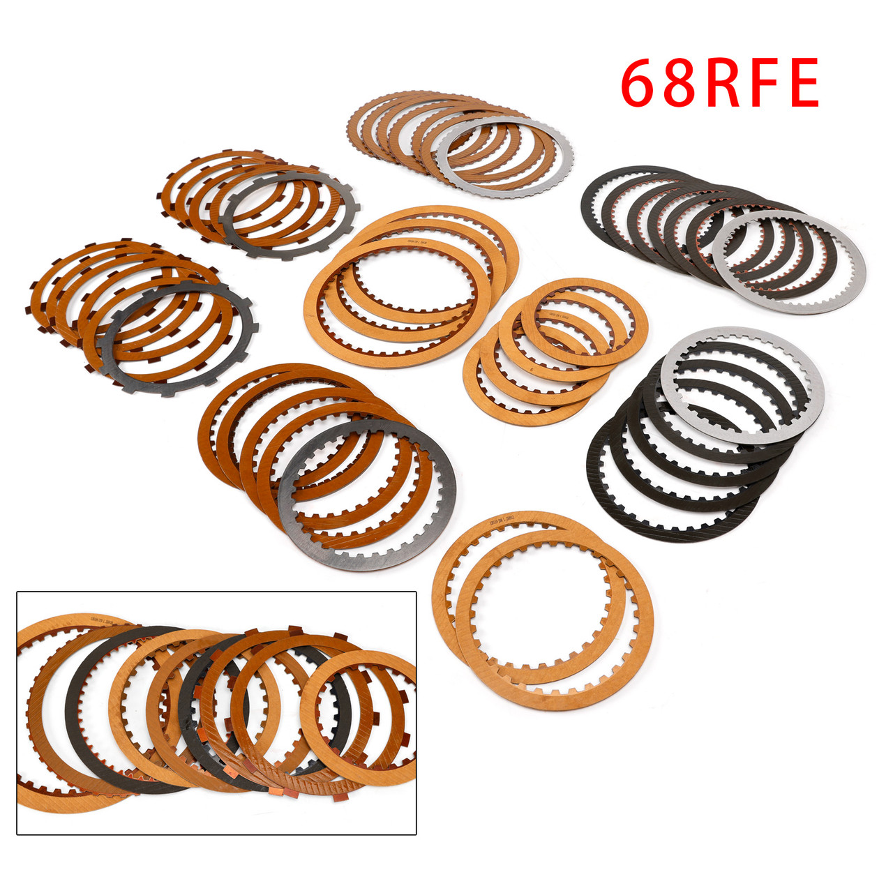 2007+ Dodge RAM 6.7L Diesel 68RFE Transmission Rebuild Kit Friction Set Generic