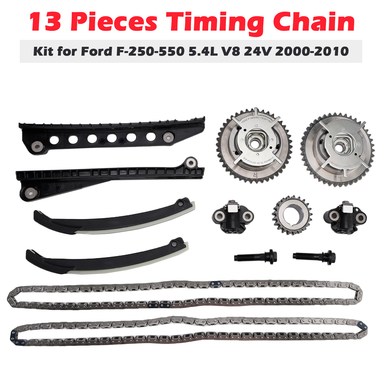 Mercury Mountaineer 2000-2010 13 Pieces Timing Chain Kit 1L3Z-6L266-AA Generic