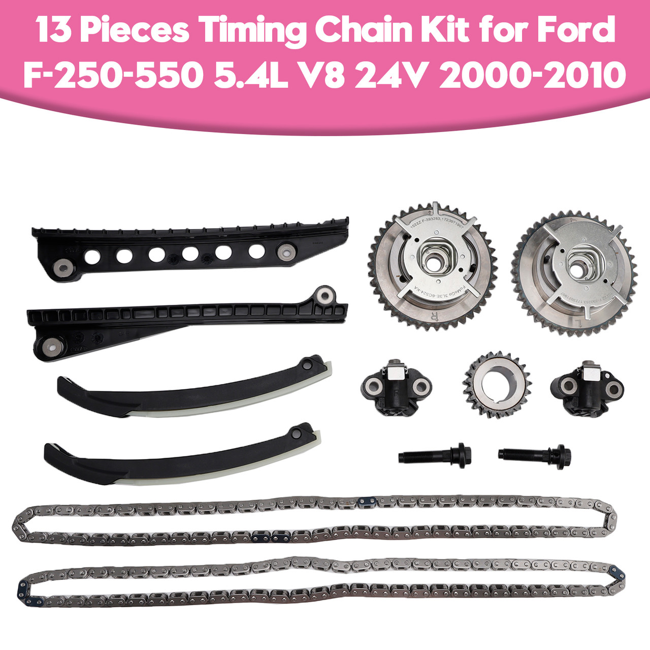 Ford Explorer Sport 2 Door 2000-2010 13 Pieces Timing Chain Kit 1L3Z-6L266-AA Generic
