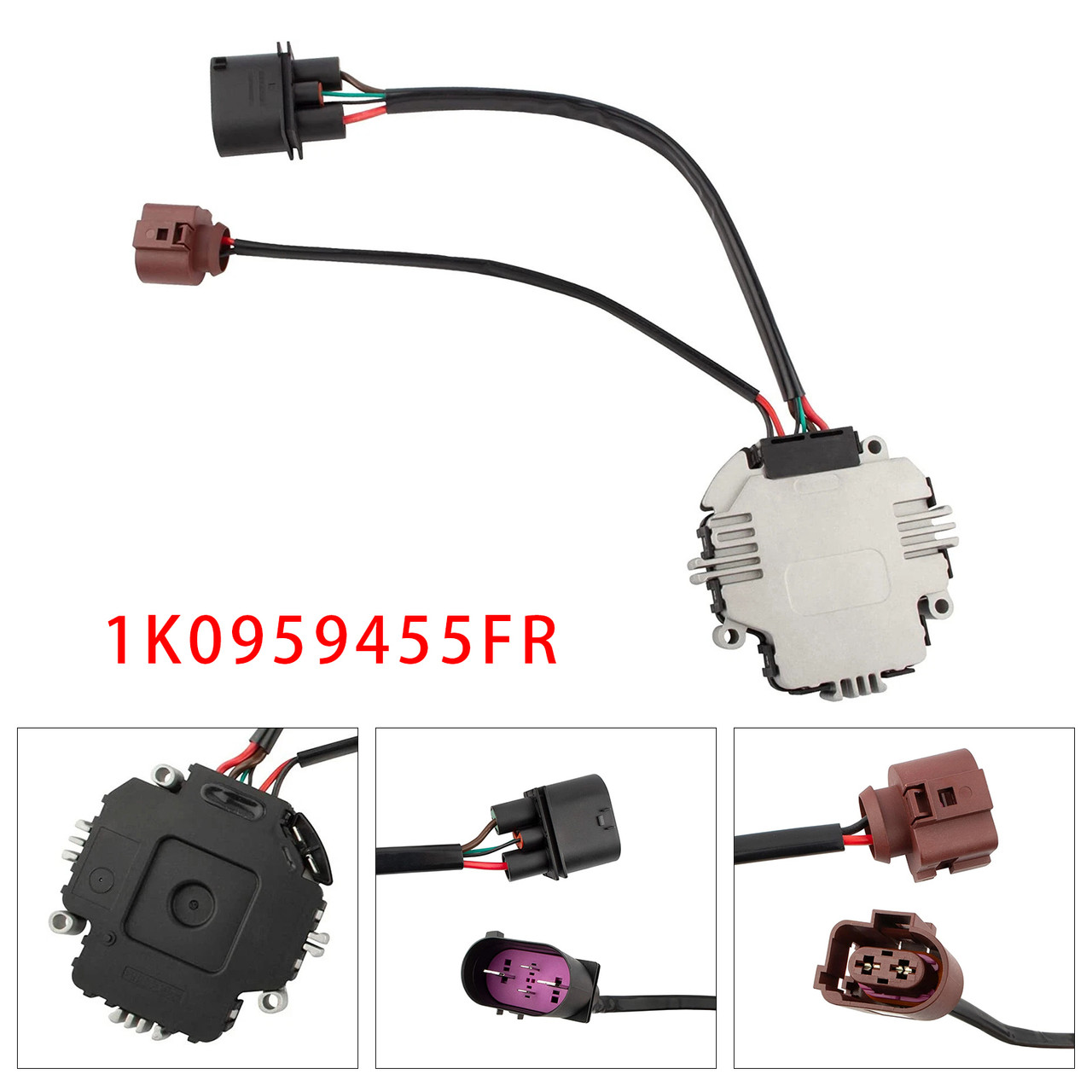 2007-2015 VW Beetle CC Eos Radiator Fan Control Module 1K0959455FR Generic