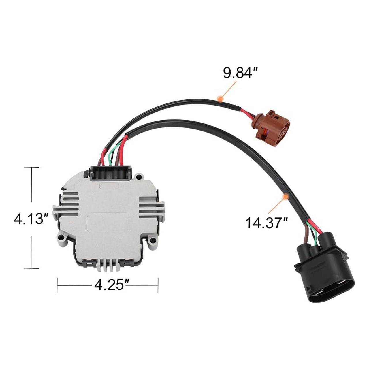 2007-2015 VW Beetle CC Eos Radiator Fan Control Module 1K0959455FR Generic