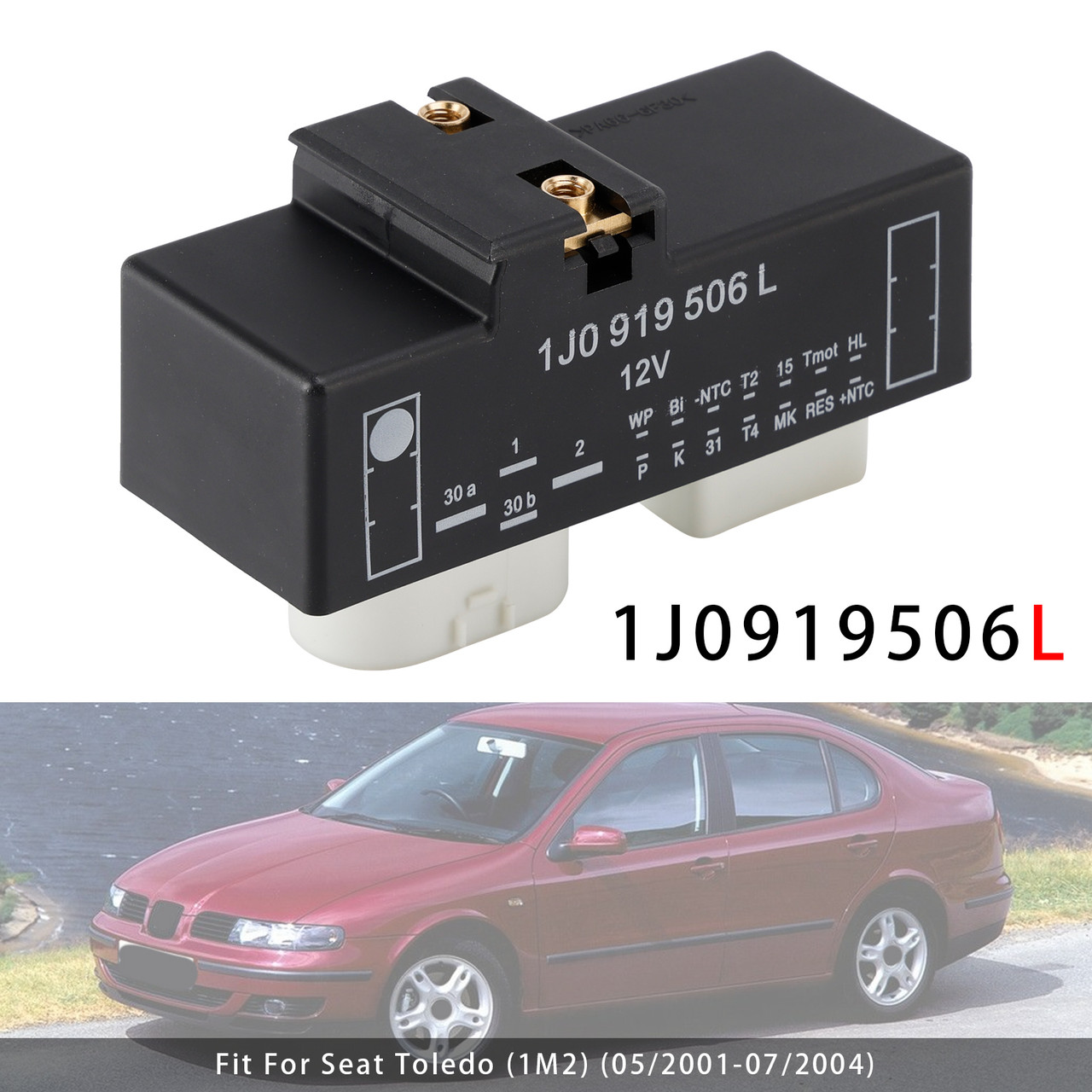 2000-2006 Seat Leon Radiator Fan Control Module 1J0919506L Generic