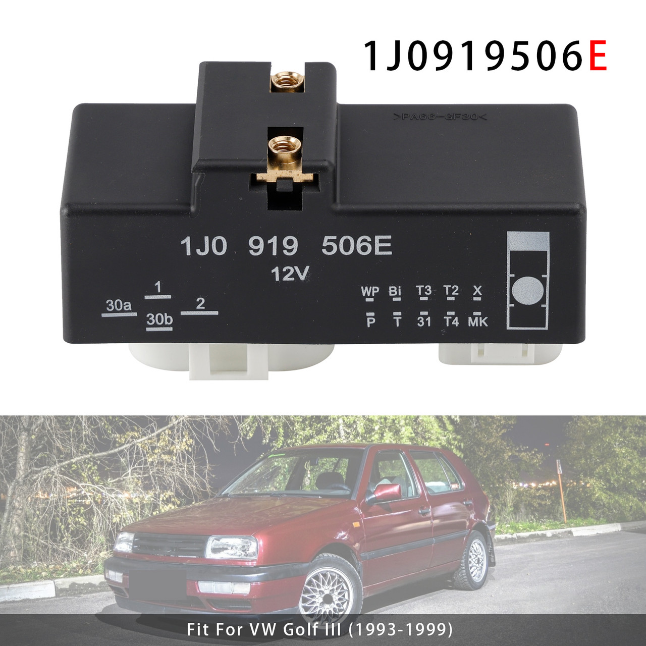 VW Golf III (1993-1999) Radiator Fan Control Module 1J0919506E Generic