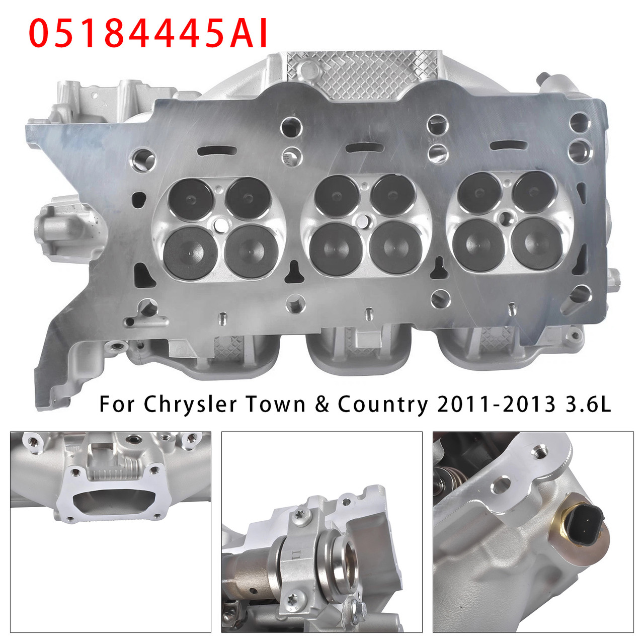 2011-2014 Jeep Grand Cherokee Wrangler Left Side Cylinder Head Assembly 05184445AI Generic