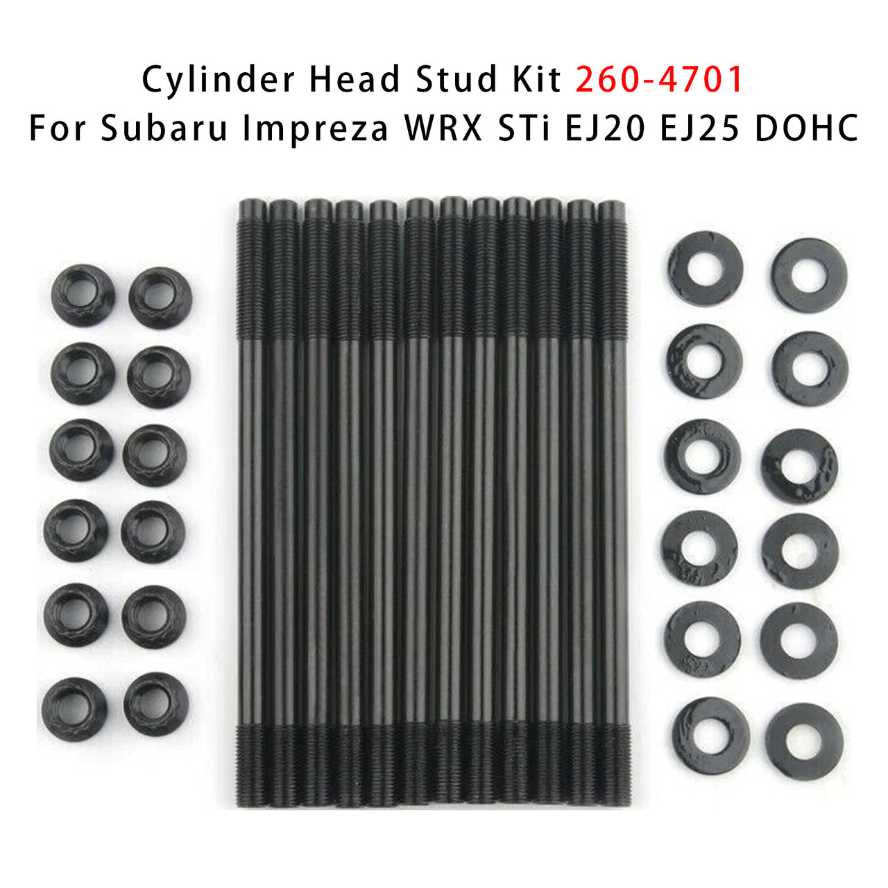 Cylinder Head Stud Kit 260-4701 For Subaru Impreza WRX STi EJ20 EJ25 DOHC