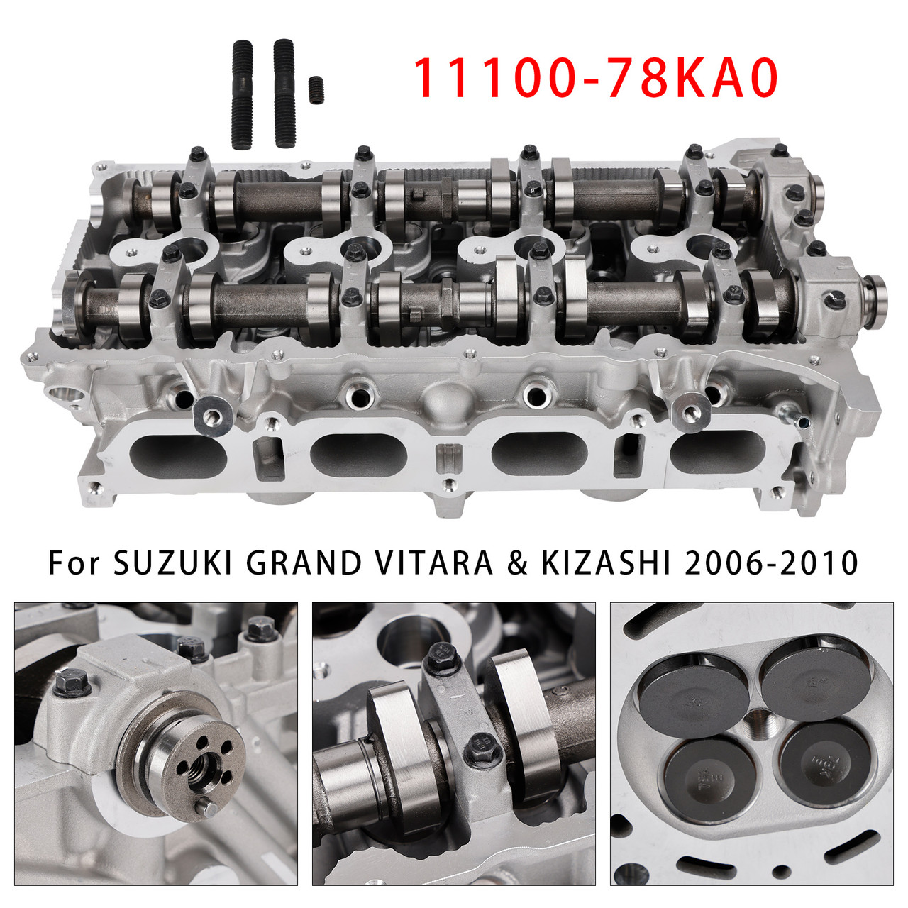 2006-2010 SUZUKI GRAND VITARA & KIZASHI Cylinder Head Assembly 11100-78KA0 Generic