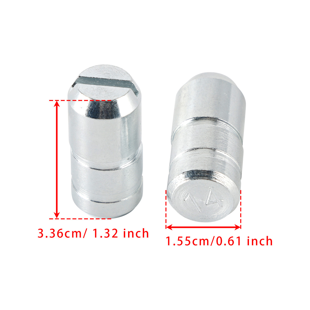 2PCS 37936 0.014" Offset  1.328" L Bellhousing Dowel Pin