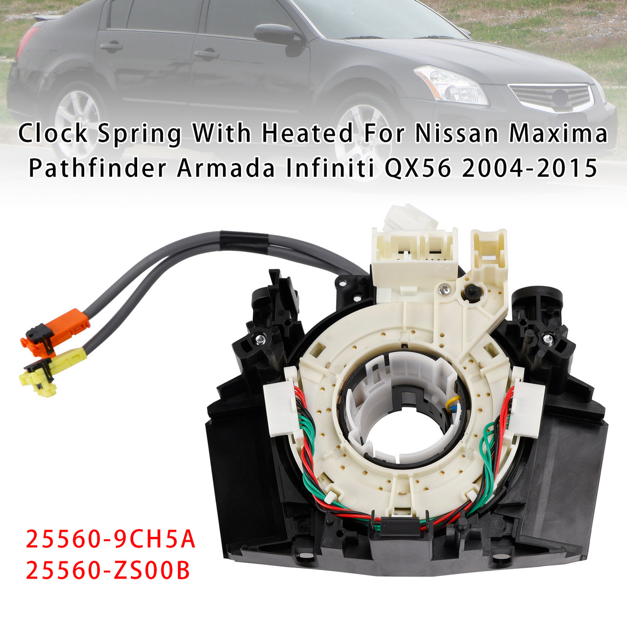 qw様オーダー 2004-2015 Nissan Pathfinder Armada Maxima Clock Spring With Heated