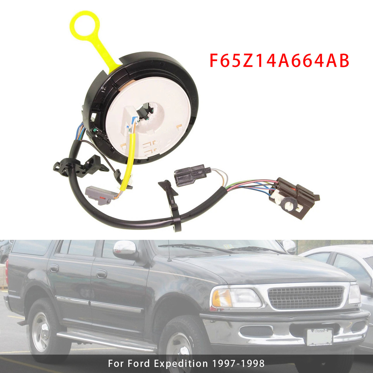 1997-1998 Ford F-150 F-250 Clock Spring F65Z14A664AB Generic