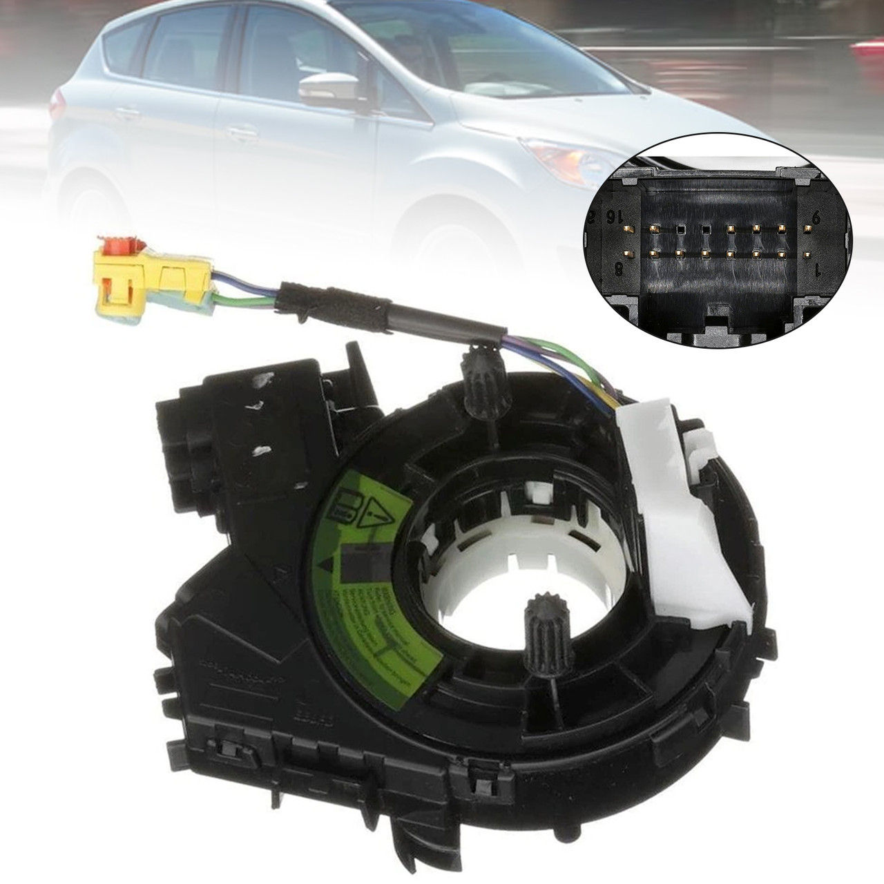 2012-2018 FORD C-MAX ESCAPE FOCUS TRANSIT CONNECT Steering Wheel Clock Spring CV6Z14A664A Generic