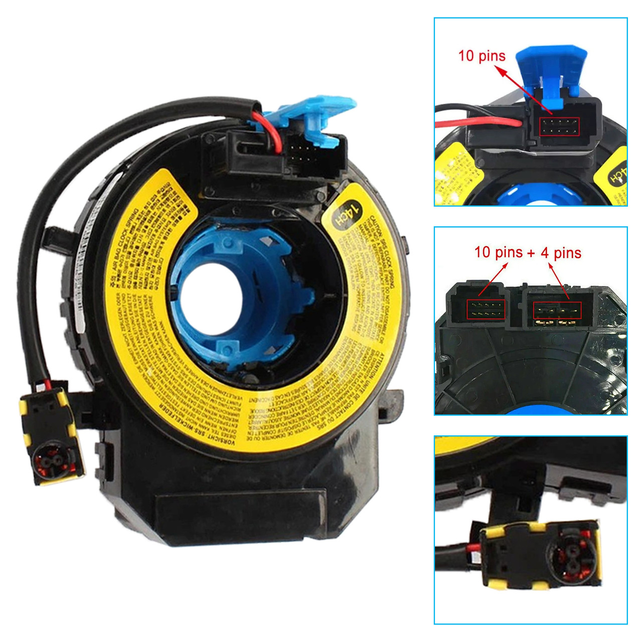 2012-2016 Kia Rio Steering Wheel Clock Spring 93490-1W110 Generic