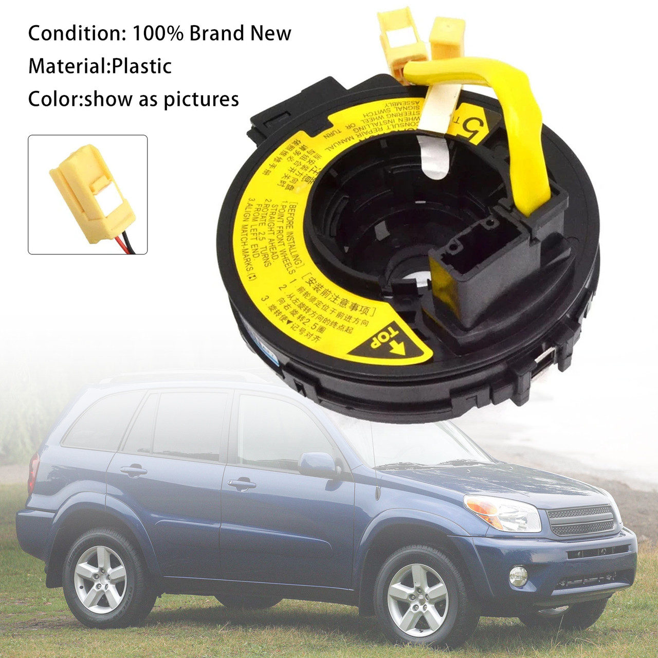 2001-2005 TOYOTA RAV4 Steering Wheel Clock Spring 84306-52020 Generic