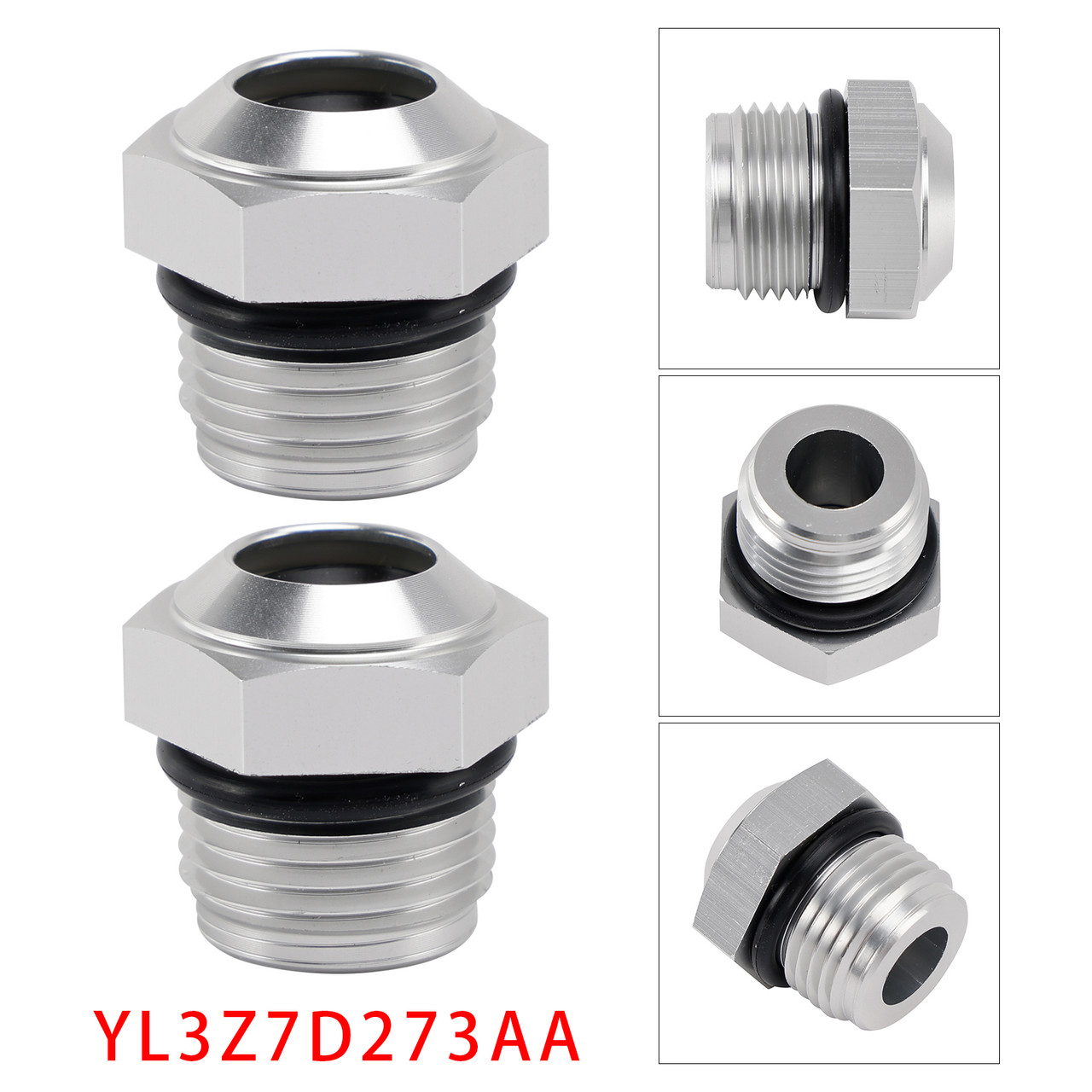 2001-2005 Ford Expedition 2PCS Transmission Cooler Oil Tube Connector YL3Z7D273AA Generic