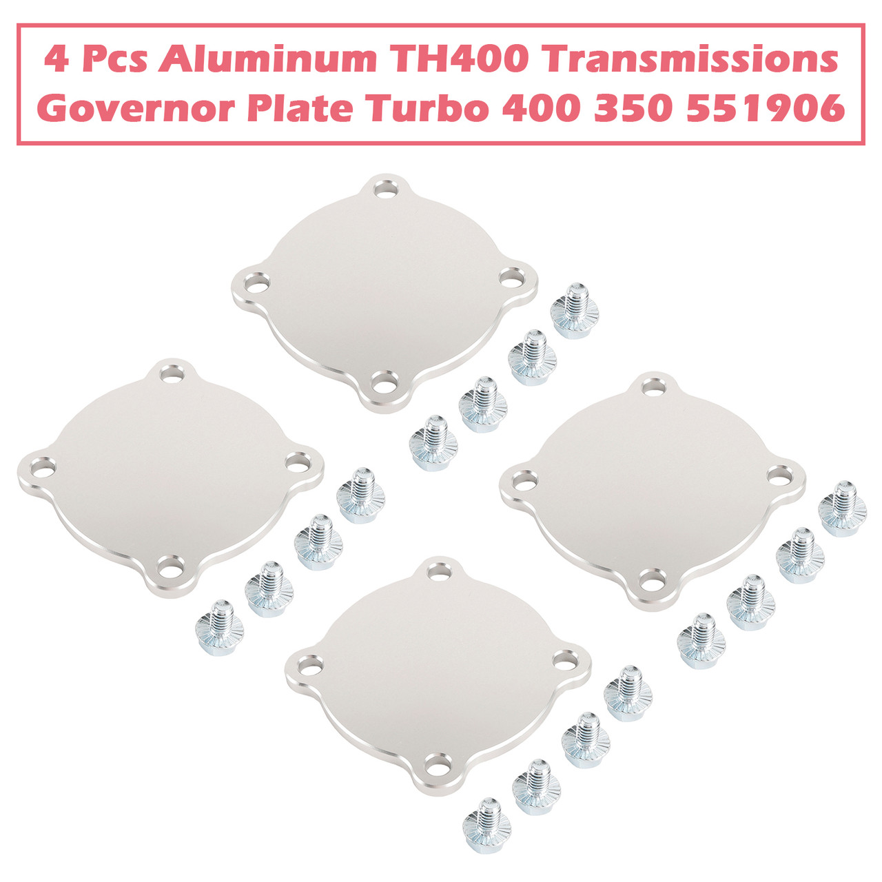 4 Pcs Aluminum TH400 Transmissions Governor Plate Turbo 400 350 551906