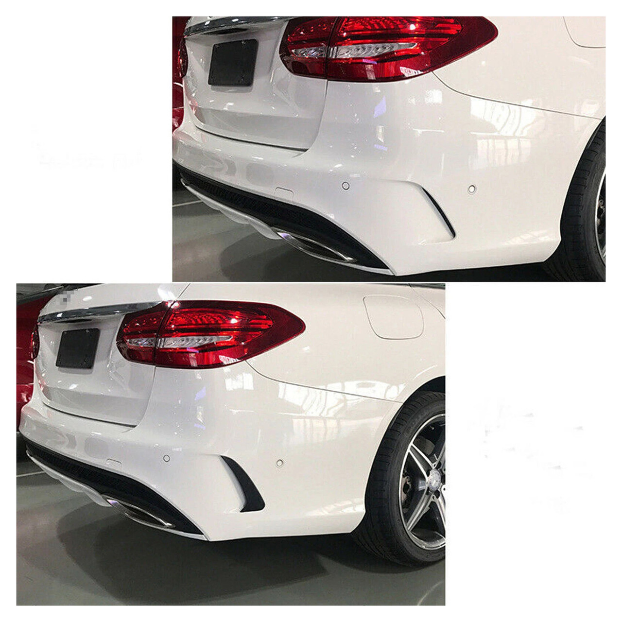 2014-2019  Benz C Class W205 C43 C63 Rear Air Vent Cover Gloss Black Generic