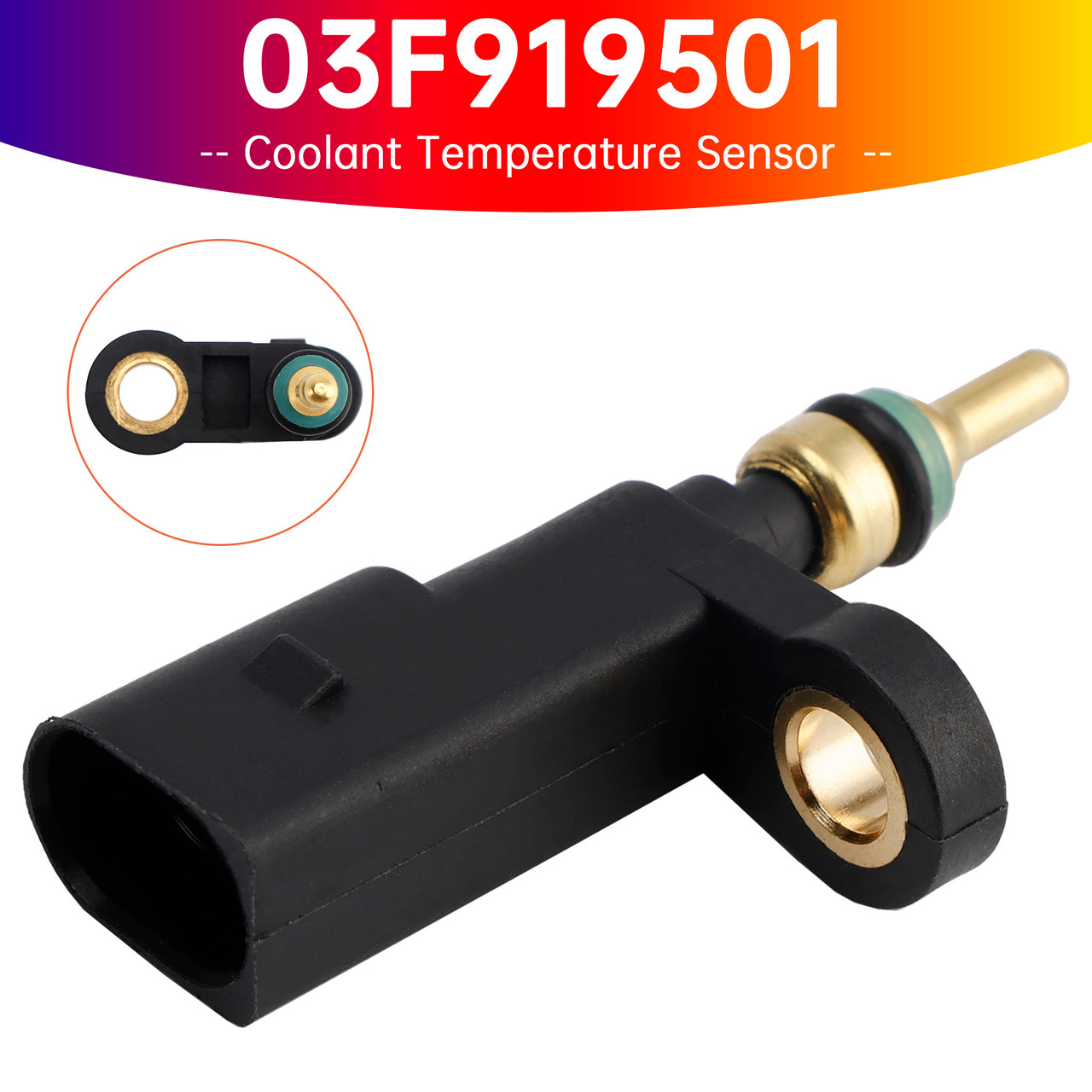 Coolant Temperature Sensor for Audi Q3 8U 1.4 TFSI Cambiare 03F919501