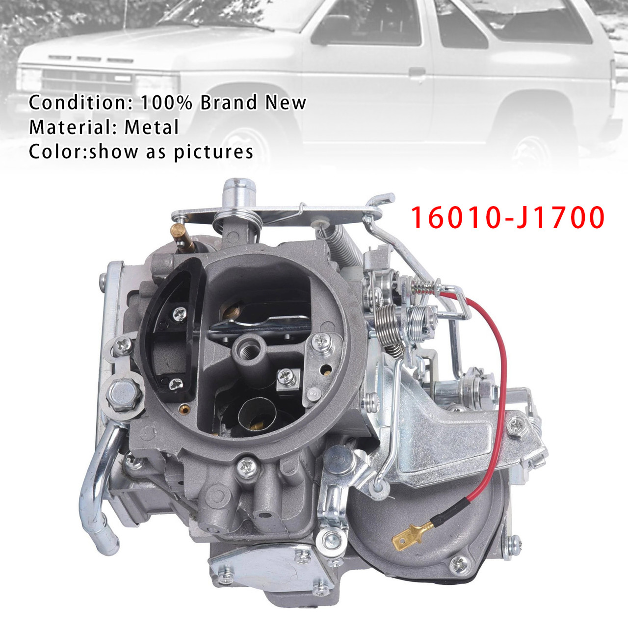 1983-1988 Nissan Engine 720 Z24 Datsun 2.0L 2.2L 2.4L Carburetor 16010-J1700 Generic