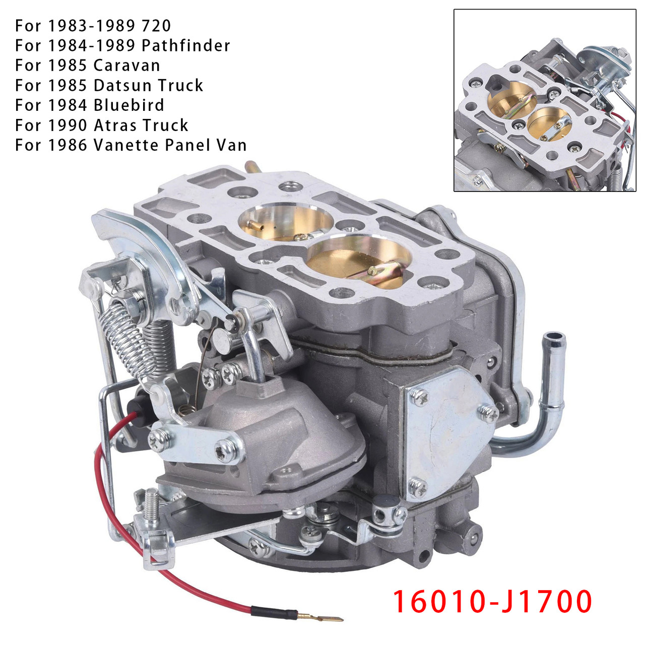 1983-1988 Nissan Engine 720 Z24 Datsun 2.0L 2.2L 2.4L Carburetor 16010-J1700 Generic