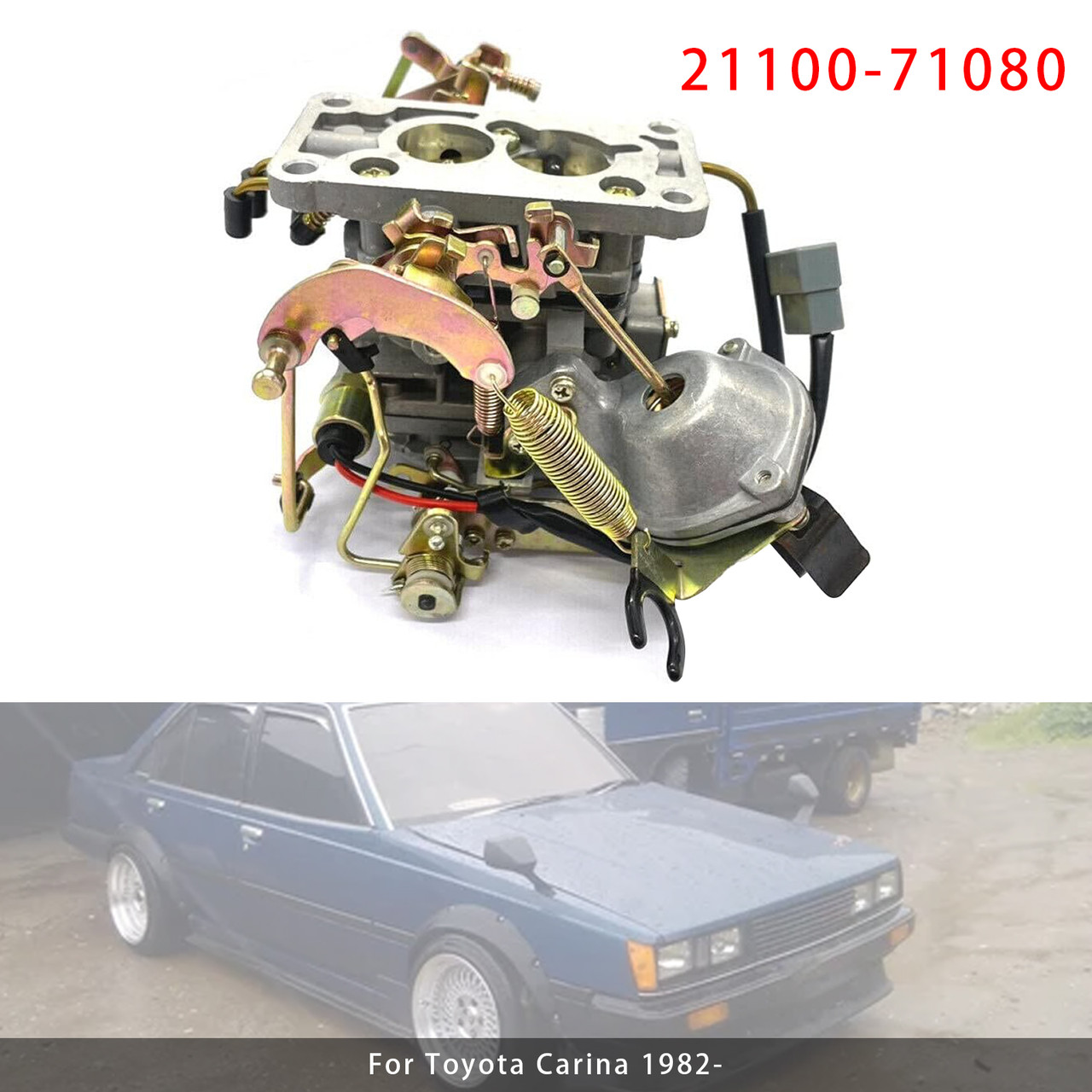 1982 Toyota CARINA 2 Barrel Carburetor 21100-71080 Generic