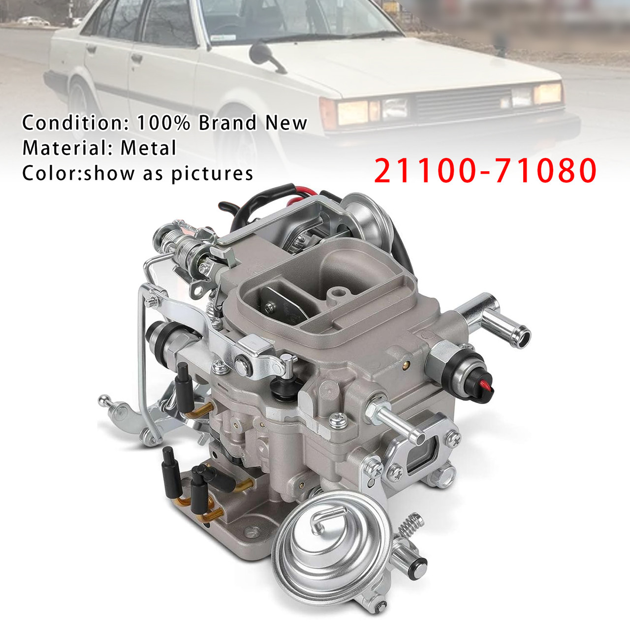 1983 Toyota Townace 2 Barrel Carburetor 21100-71080 Generic