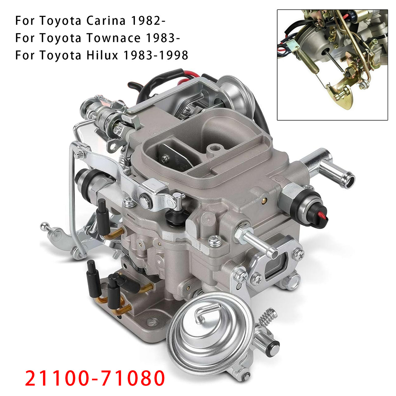 1983-1998 Toyota HILUX 2 Barrel Carburetor 21100-71080 Generic