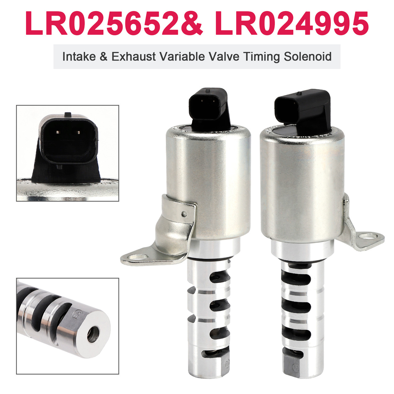 2013-2015 Jaguar XF L4 Intake & Exhaust Variable Valve Timing Solenoid LR024995 LR025652 Generic