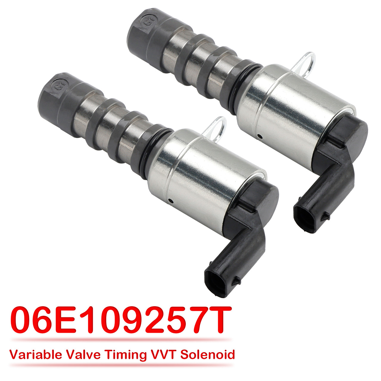2012-2020 Audi A6 A7 A8 Q5 Q7 RS3 RS7 2PCS Variable Valve Timing VVT Solenoid 06E109257T Generic