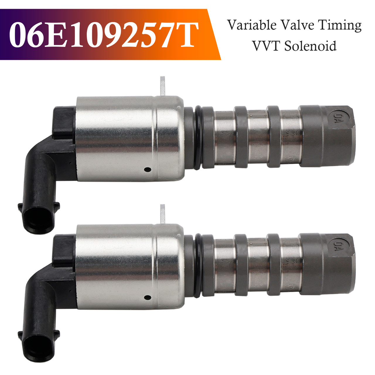 2012-2020 Audi A6 A7 A8 Q5 Q7 RS3 RS7 2PCS Variable Valve Timing VVT Solenoid 06E109257T Generic