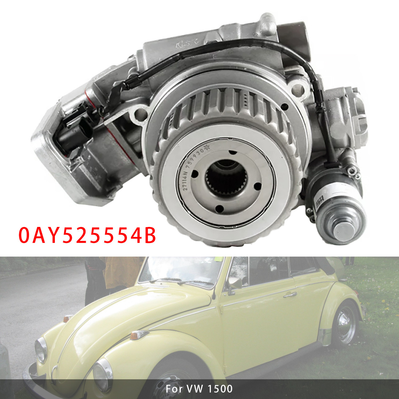 VW 1500 Auto All-Wheel Drive Differential Clutch Control Unit 0AY525554B Generic