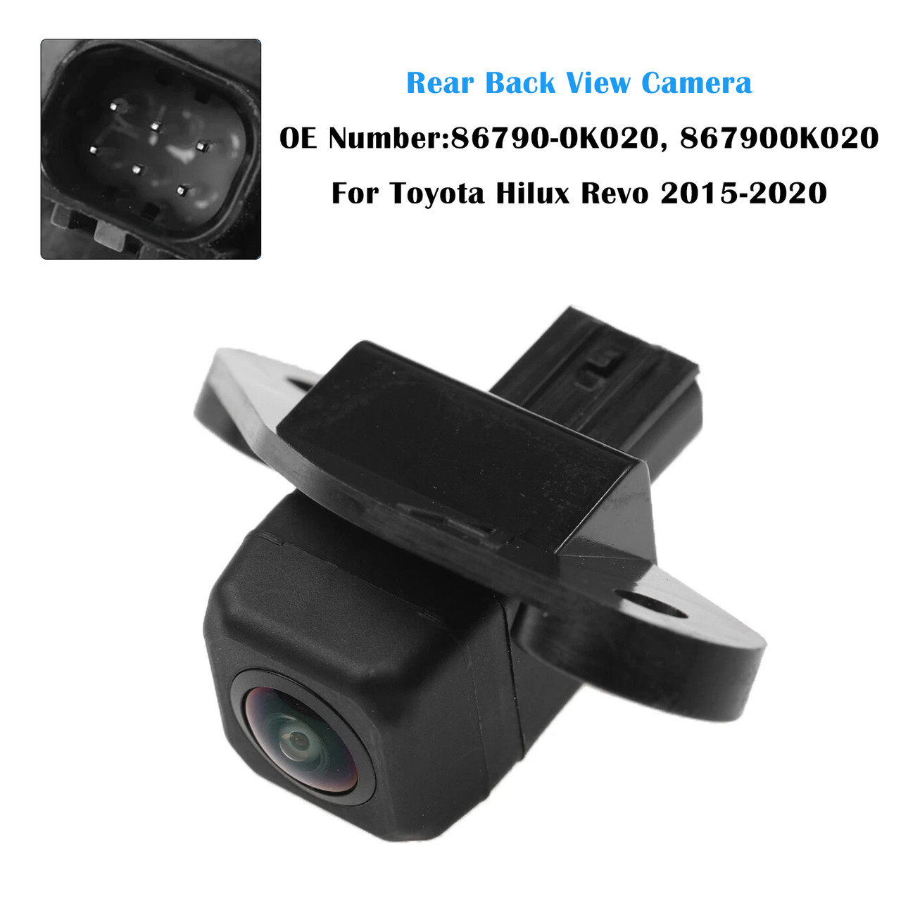 2015-2020 Toyota Hilux Revo Rear Back View Camera 86790-0K020 Generic