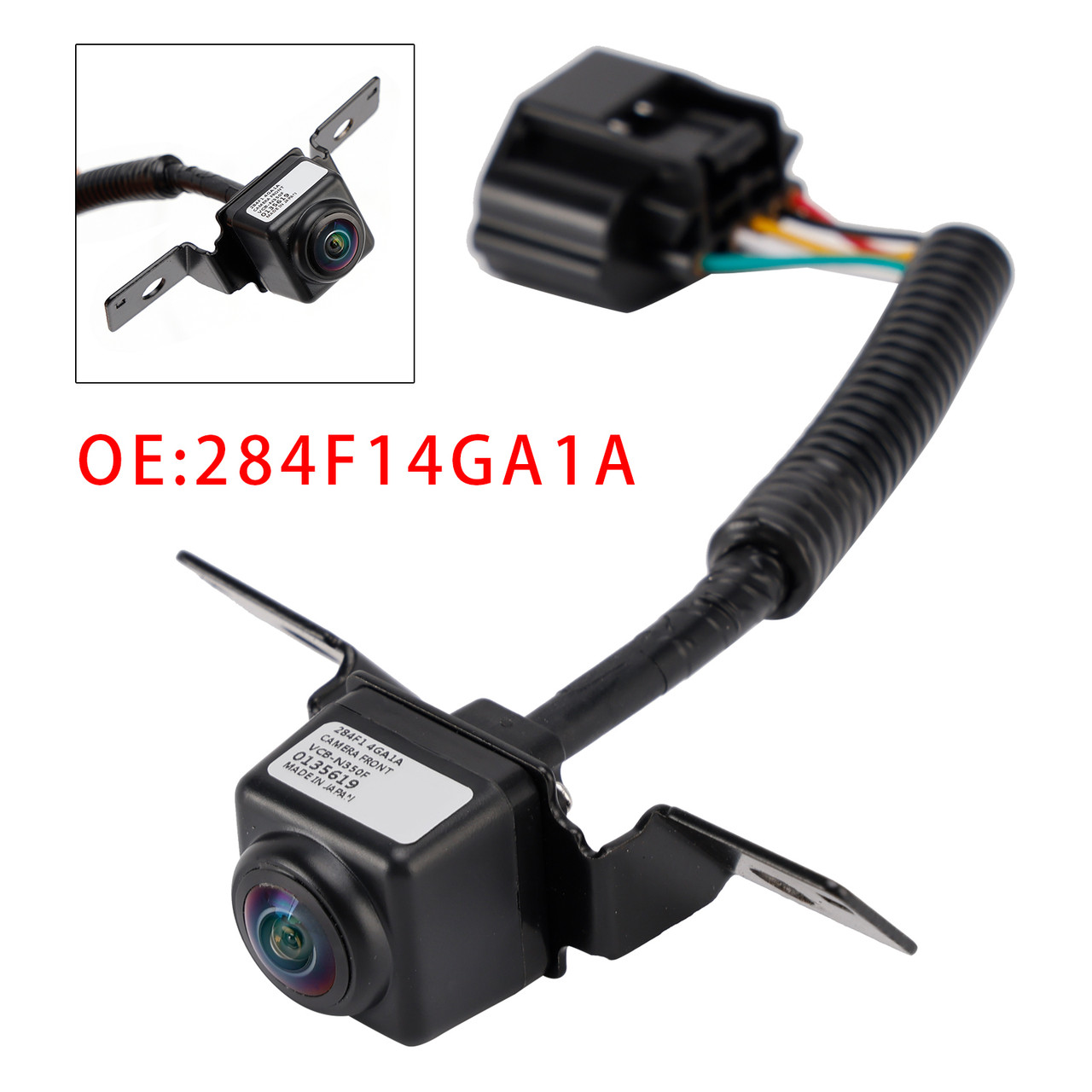 2014-2018 Infiniti Q50L Front Bumper Grill Camera Parking Assist 284F14GA1A Generic