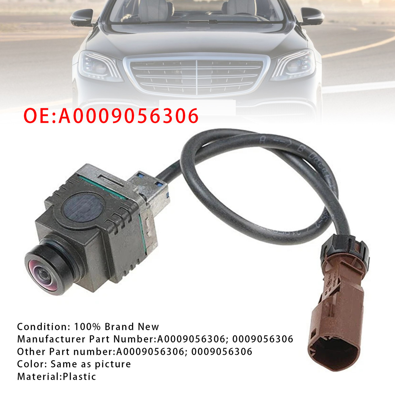 Front 360°Surround Camera For Mercedes-Benz C E S W205 W213 C238 A0009056306