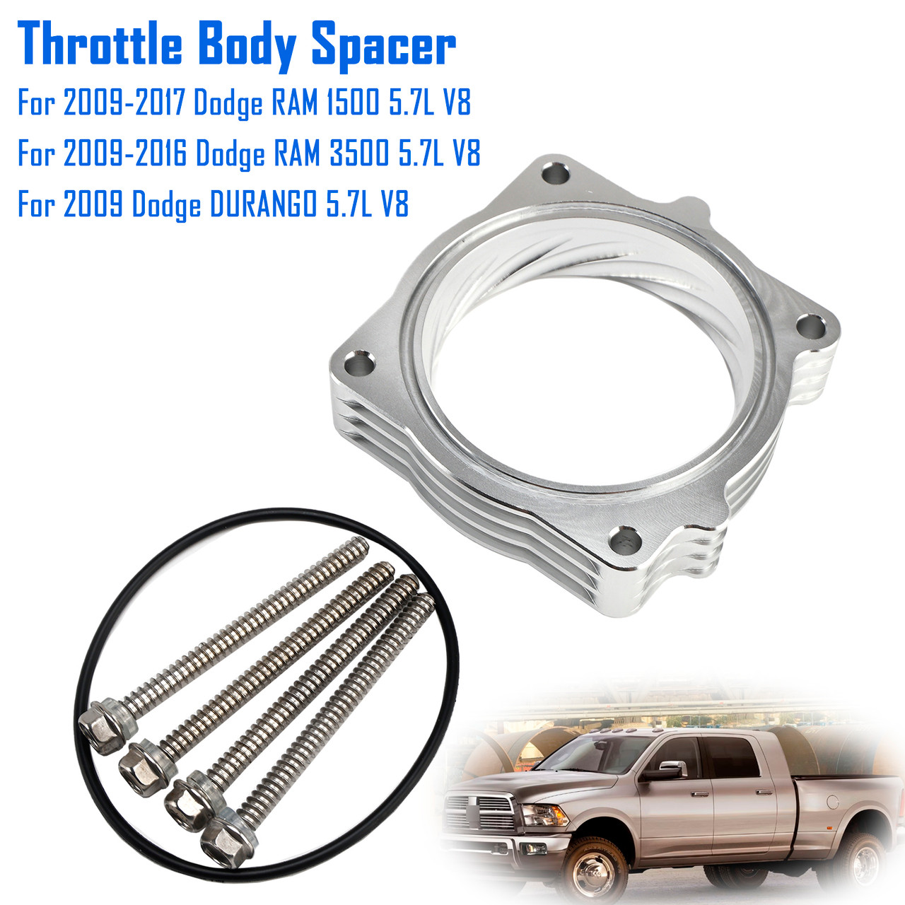 2009-2017 Dodge RAM 1500 5.7L V8 Throttle Body Spacer Generic