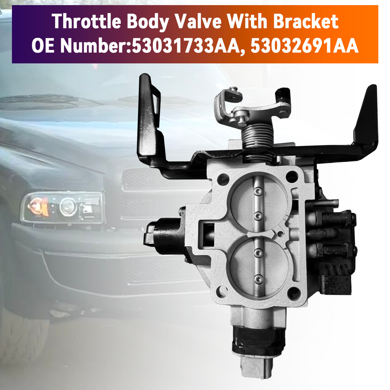 1998-2003 Dodge Dakota Durango 8 Throttle Body 53031733AA Generic