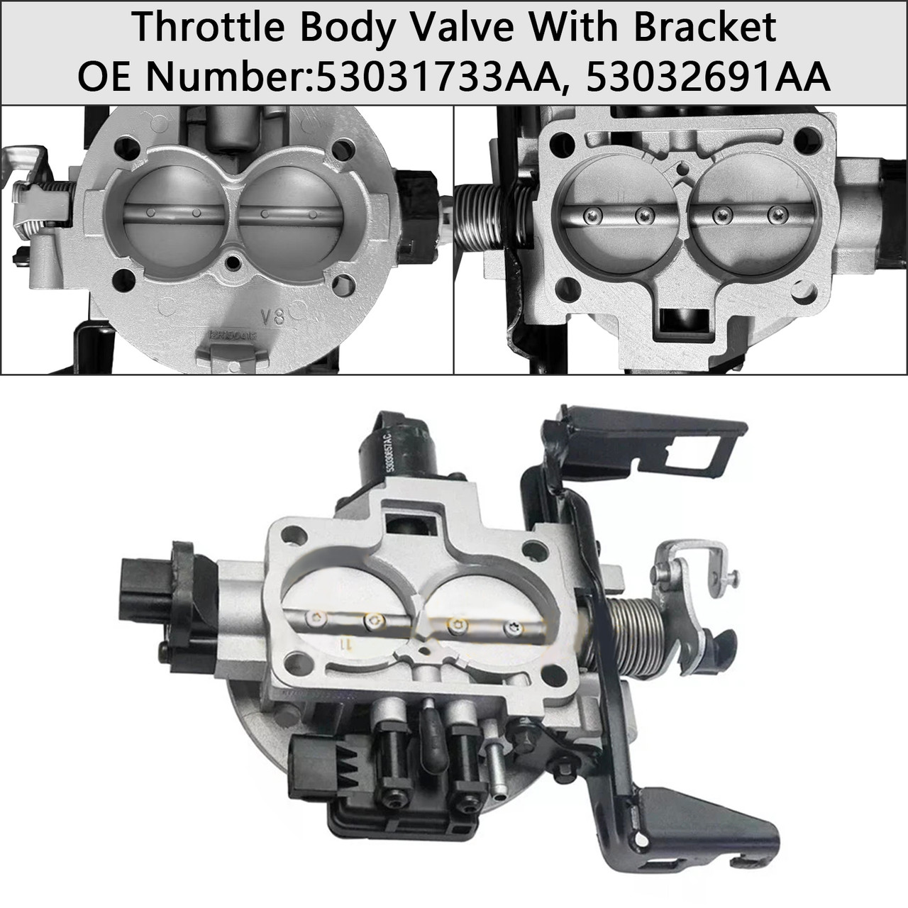 1998-2003 Dodge Dakota Durango 8 Throttle Body 53031733AA Generic