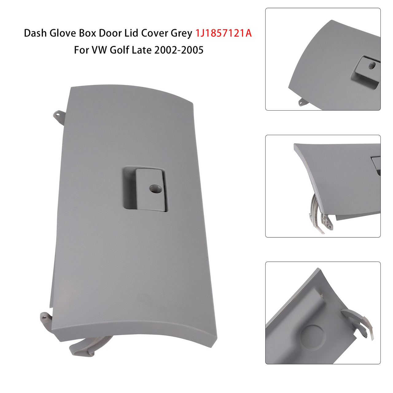 2002-2012 VW Golf Jetta Wagon Dash Glove Box Door Lid Cover Grey 1J1857121A Generic