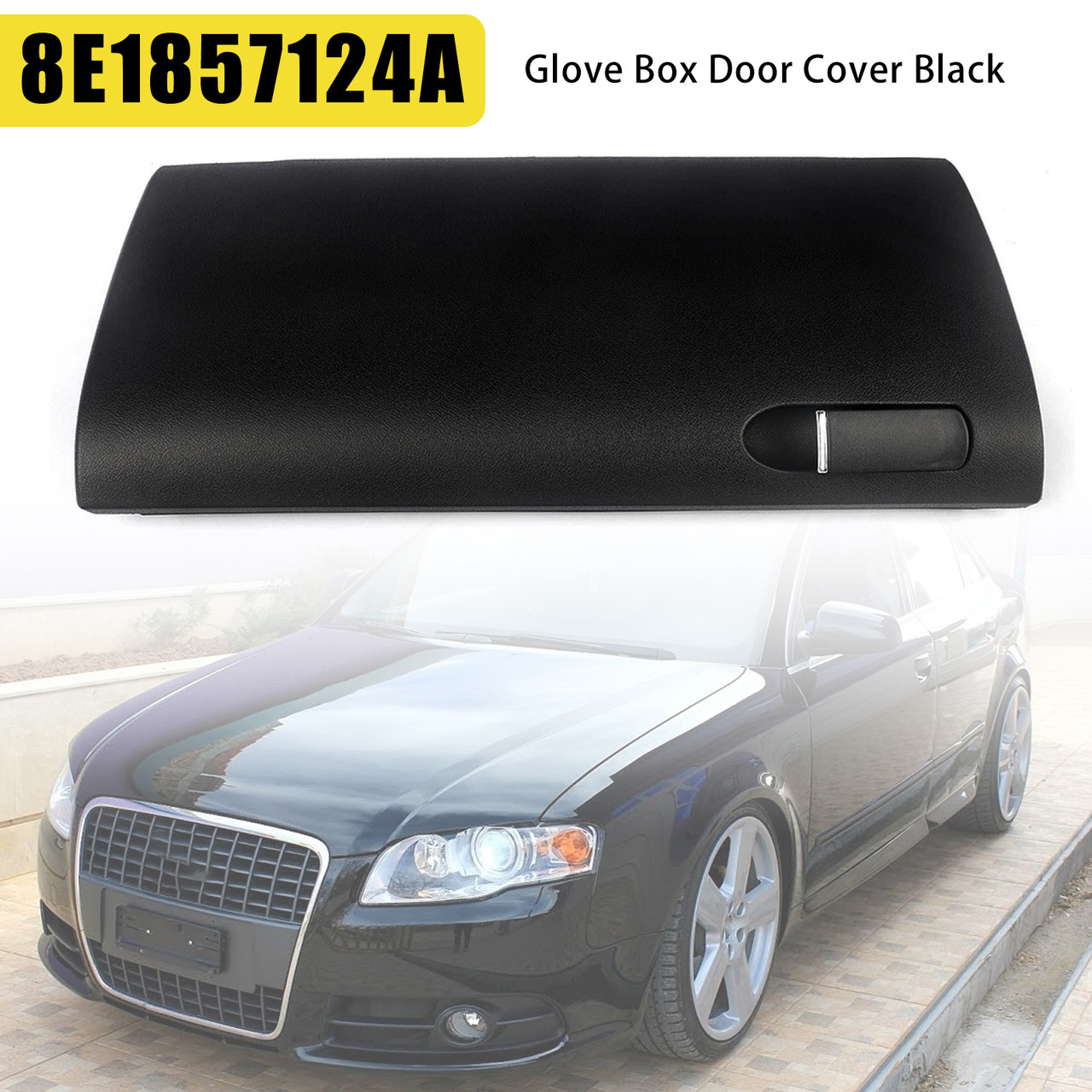 2001-2008 Audi A4 S4 B6 B7 Glove Box Door Cover Black 8E1857124A Generic
