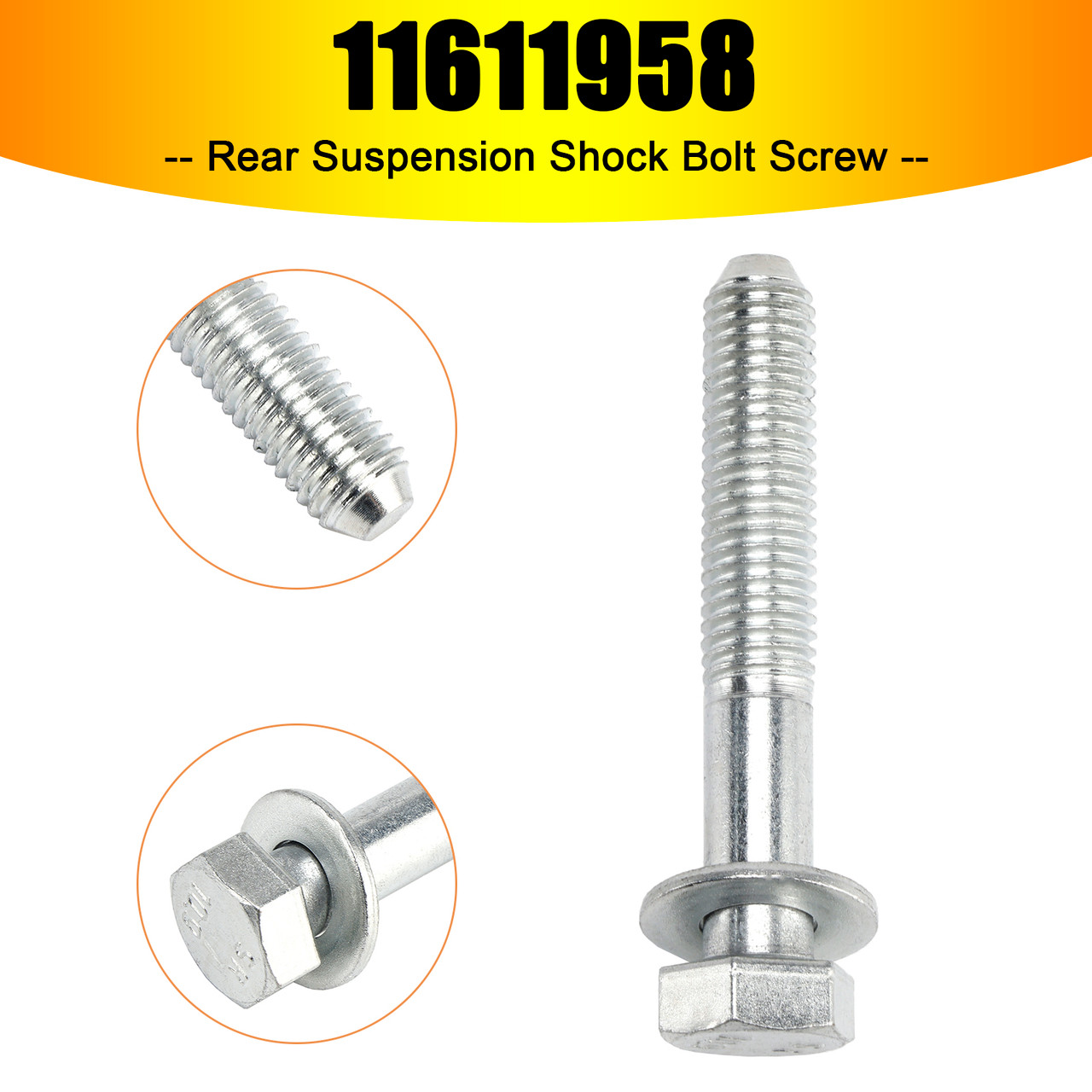 2014-2019 Chevrolet Silverado 1500 Rear Suspension Shock Bolt Screw 11611958 Generic