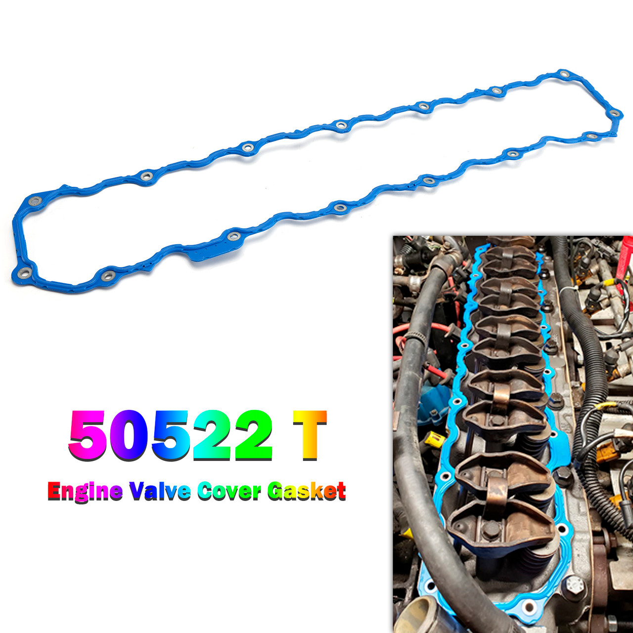 1987-1995 Jeep Cherokee Wagoneer Wrangler T Engine Valve Cover Gasket 50522 Generic