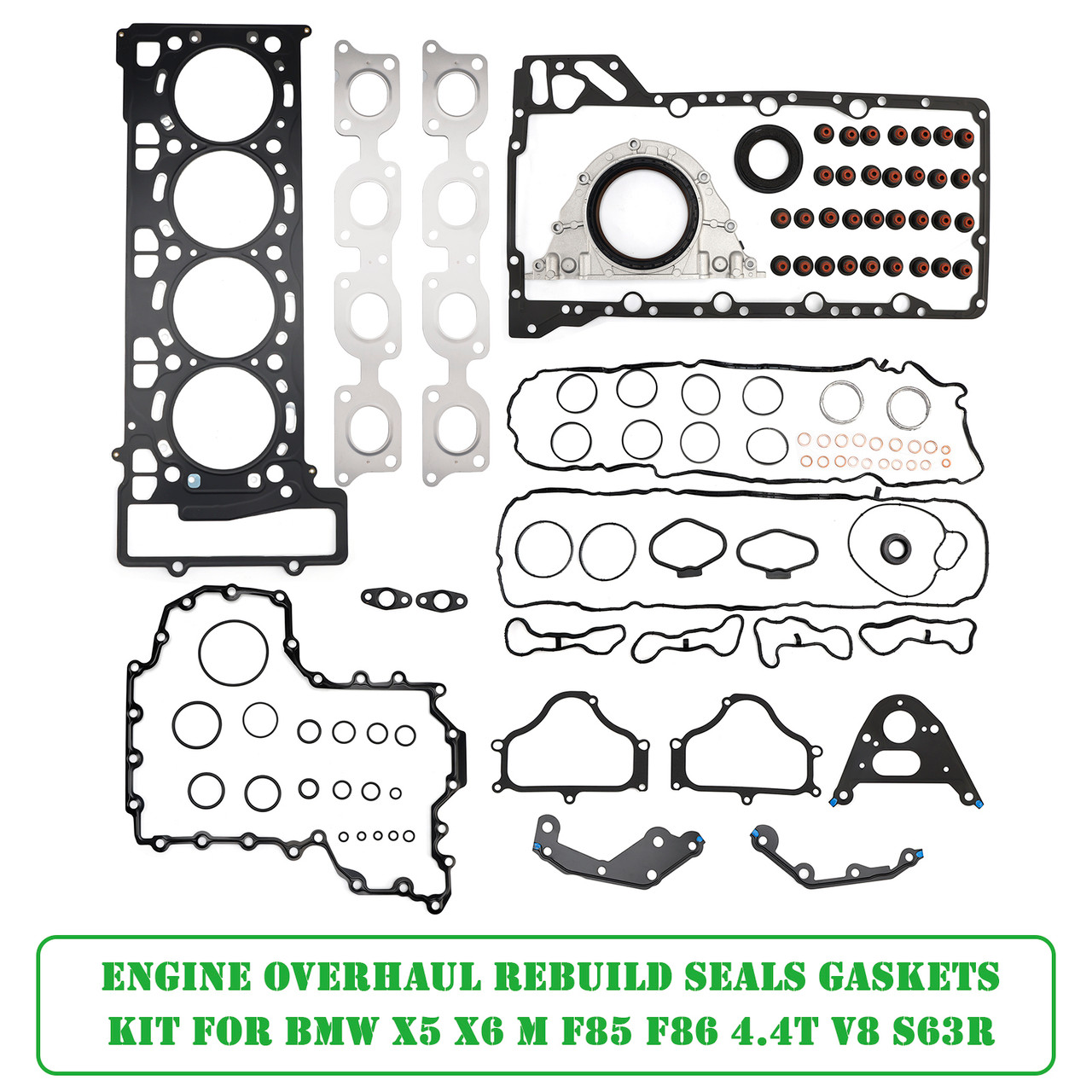 2014-2019 BMW X5 X6 M Engine Overhaul Rebuild Seals Gaskets Kit Generic