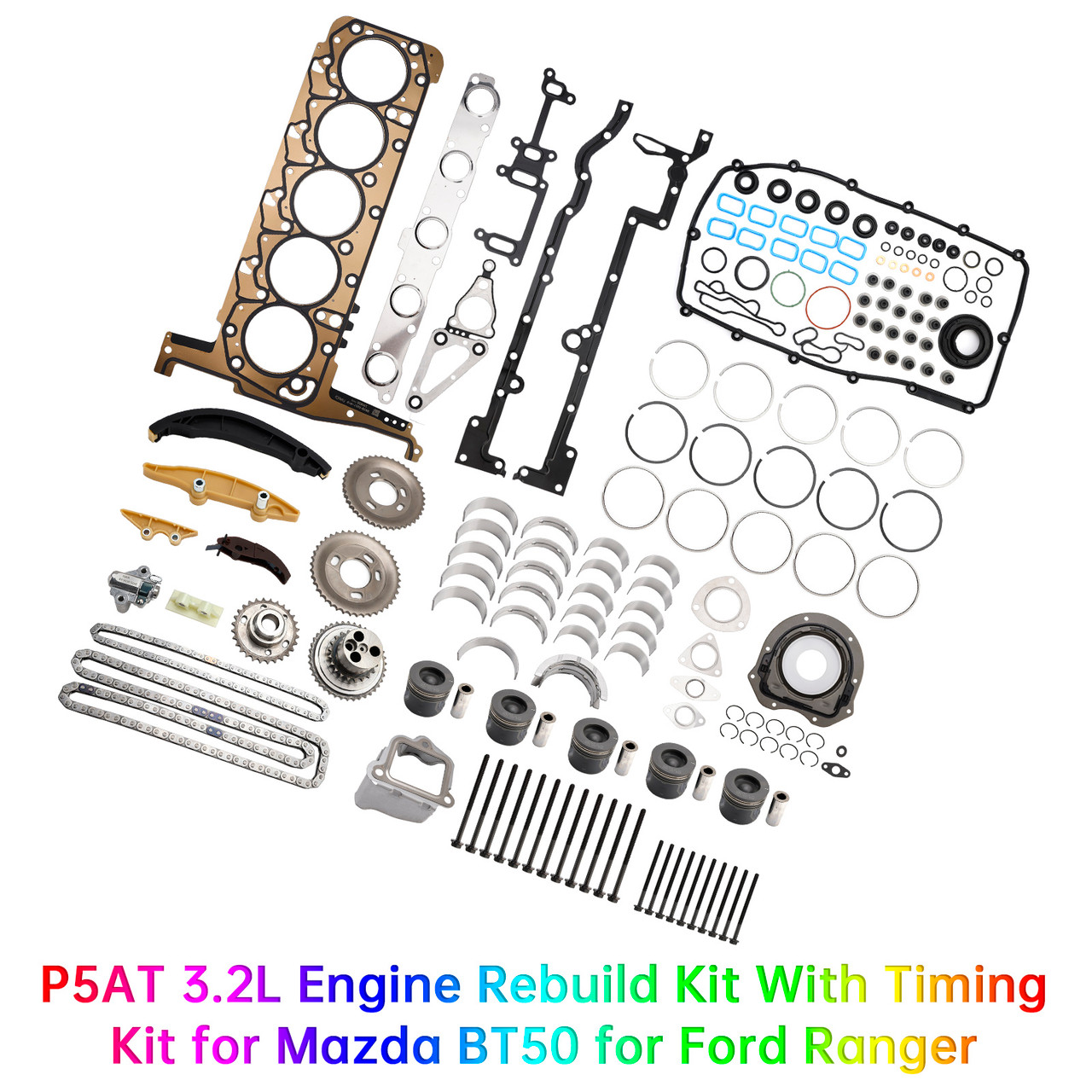 Mazda BT50 P5AT 3.2L Engine Rebuild Kit With Timing Kit Generic