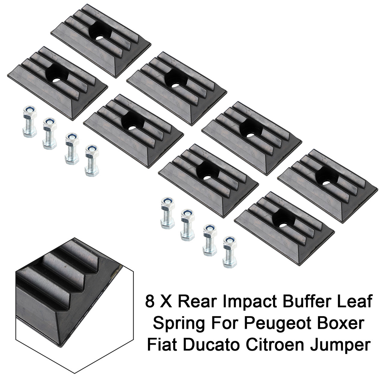 2006- Fiat 8X Rear Impact Buffer Leaf Spring 1362685080 Generic