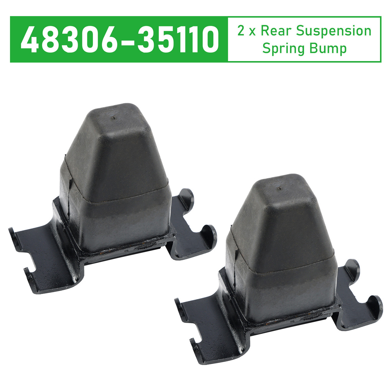 2001-2005 Toyota Hilux Pickup MK5 KDN165 2.5TD 2x Rear Suspension Spring Bump Stop R/H L/H Generic