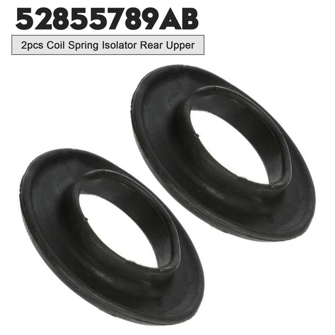 2009-2022 DODGE RAM 1500 CLASSIC BODY STYLE 2pcs Coil Spring Isolator Rear Upper 52855789AB Generic