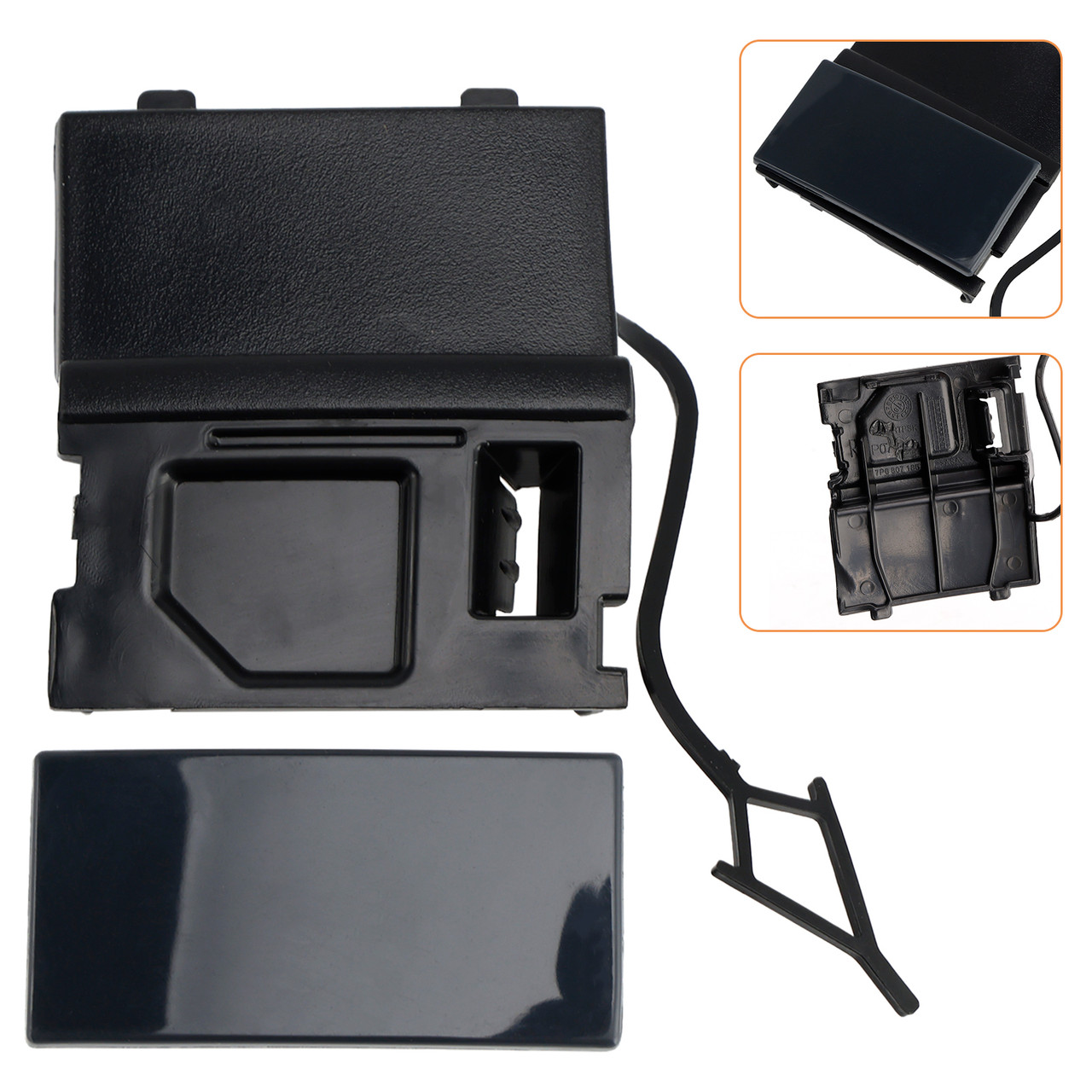 2014-2018 VW Touarge Car Front Right Bumper Tow Hook Eye Cover Cap 7P6807186A Generic