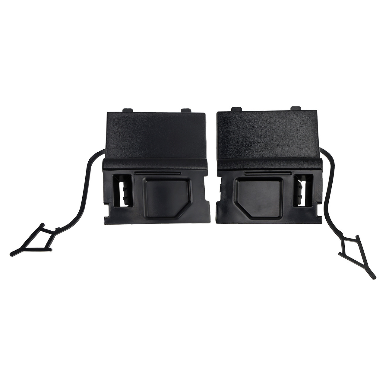 2014-2018 VW Touarge Car Front A Pair Bumper Tow Hook Eye Cover Cap 7P6807186A 7P6807185A Generic