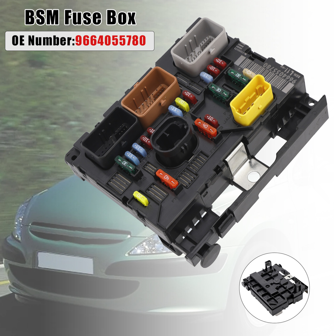 Peugeot 207 307 406 Partner BSM L11 9664055780 Fuse Box Generic